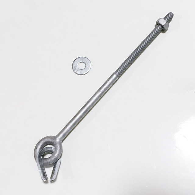 SHERRILLtree Eye Bolt 1/2in x 12in w 1/4in H.D. with Thimble & Washer