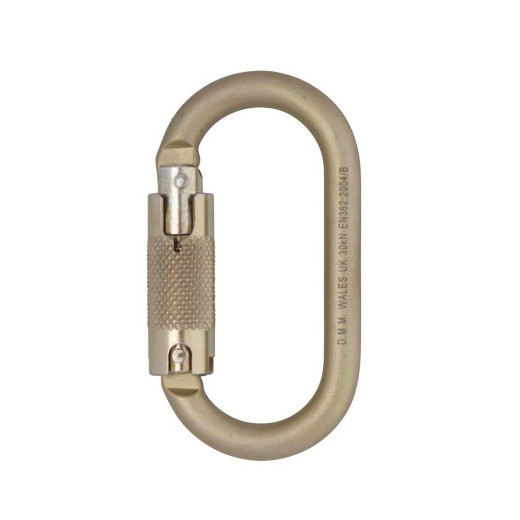 DMM Oval Locksafe Steel Carabiner