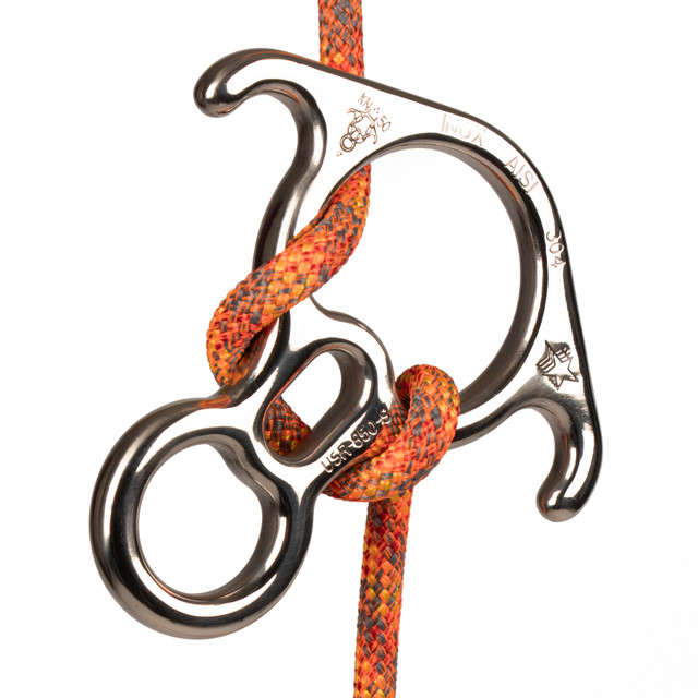 SHERRILLtree Figure of 8 Descender With Ears stainless steel