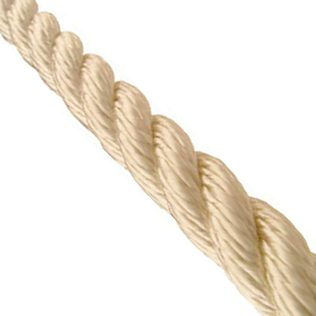 Teufelberger Dacron 1/2" 3-Strand Rope Per Foot