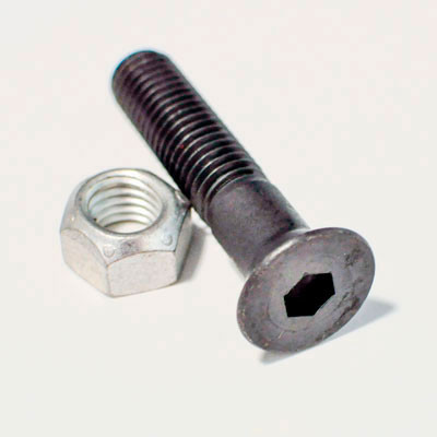 2-1/2" Bolt and Nut for chipper blades