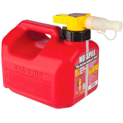 No-Spill Gas Can 1 1/4 gallon