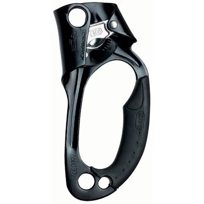 Petzl Ascension Ascender Right All Black for use with 8mm-13mm Ropes