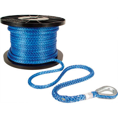 Samson Amsteel Blue 5/16" x 200' Steel Thimble Winch Line