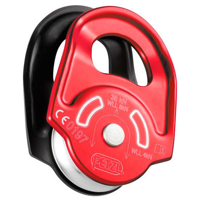 Petzl Rescue Pulley. Works with up to 9/16in. Rope