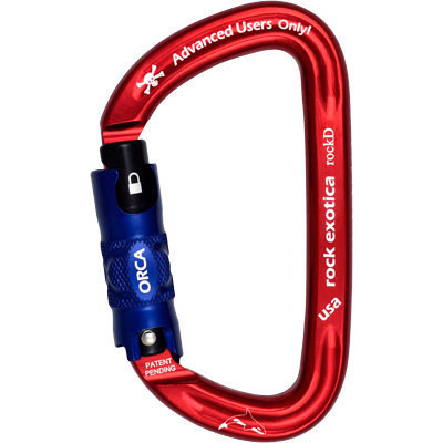 Rock Exotica rockD Carabiner with O.R.C.A Locking Gate