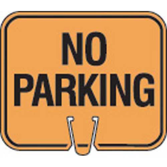 NP60 Cone Sign  Legend "NO PARKING"  Size: 12-3/4"w x 10-1/2"h
