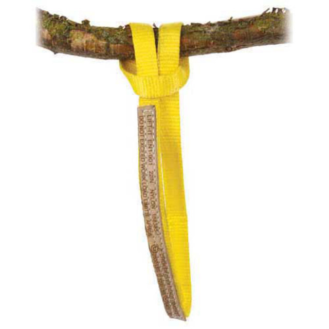 1" x 24" Rated Nylon Loop Slings Yellow