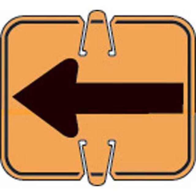 A100 Cone Sign Left-Right Directional Arrow  Size: 12-3/4"w x 10-1/2"h