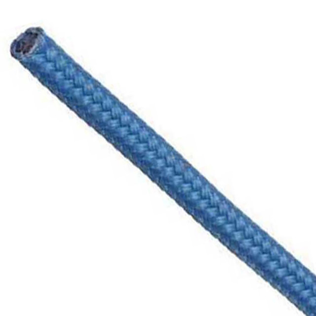 Teufelberger 5/8" x 150' Polyester Double Braid with Spliced Eye Hank - Blue