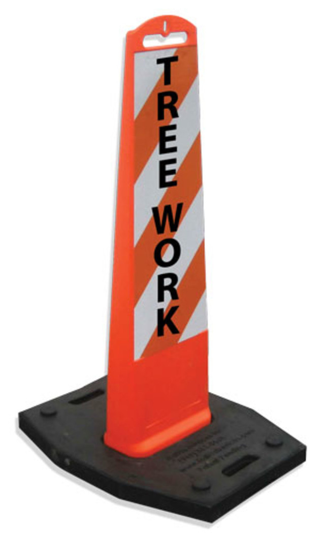 Premier Traffix Panel w/ "TREE WORK" Legend, 20 lbs base, 36"Height
