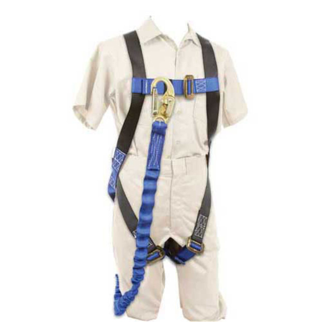 ConstructionPlus Full Body Fall Protection Harness System w/ Integated Lanyard  **One Size Fits Most**