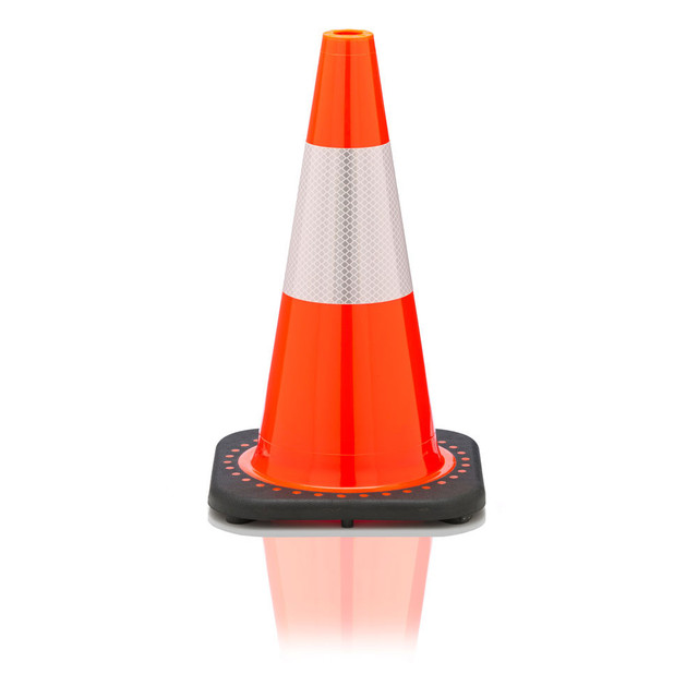 18" JBC Revolution Orange Reflector Safety Cones