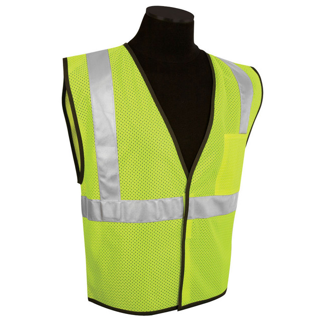 1193 Lime Economy Vest Mesh