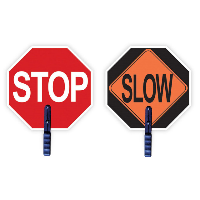 1855  STOP/SLOW Traffic Safety Paddles