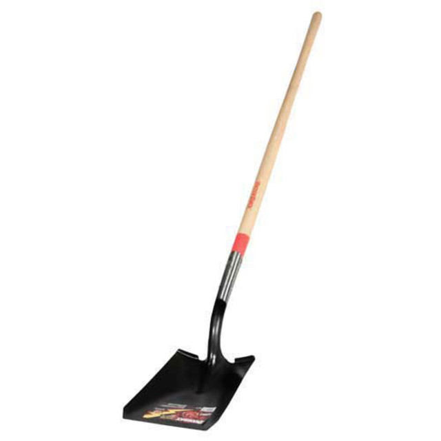 44363 Razorback #2 Square Pt Shovel w/ Turn Forward Step, Close Back, 48" Ash Handle