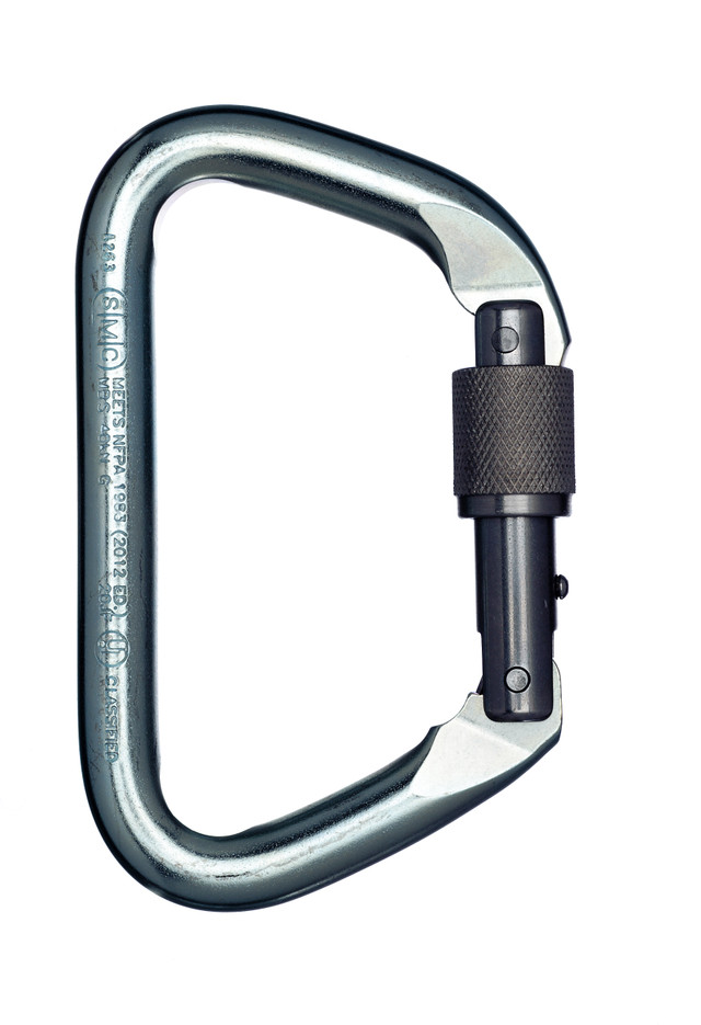 SMC NFPA Large Steel Rescue Locking Carabiner