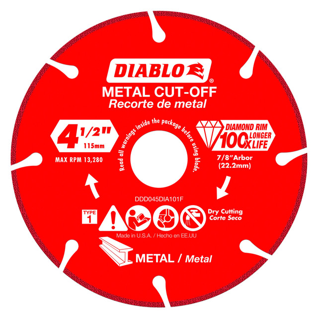 Diablo Metal Cutoff Blade