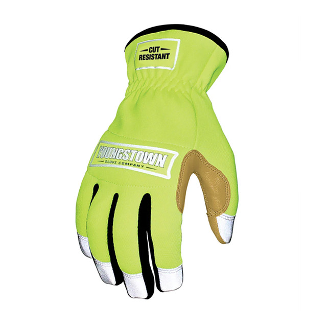 Youngstown Cut Resistant Safety Lime Hybrid Glove