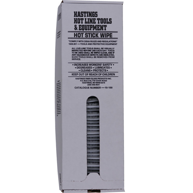 Hastings Hot Stick Wipes - 50 Per Box
