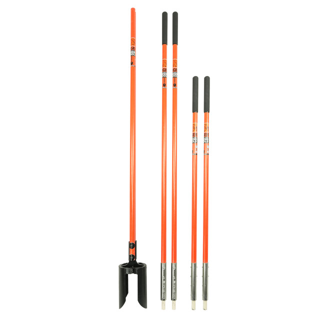 TiiGER Sectional Long Handle Post Hole Digger