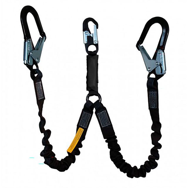 Yates Elastic 6/12’ Free Fall Dual Leg Lanyard
