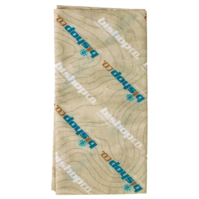 Bishop Company Logo Head Polyester Head Buff Woodgrain