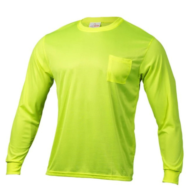 Malta High Visibility Yellow Safety Long Sleeve Shirt