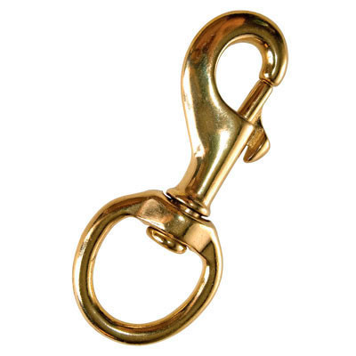 SHERRILLtree Swivel Dog Leash Snap brass