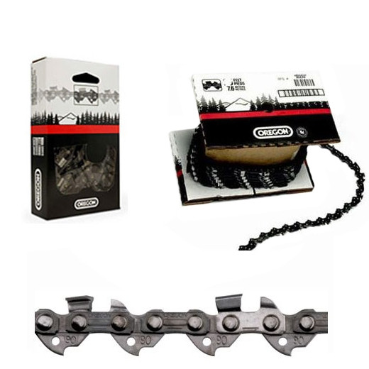 Oregon 3/8" Low Profile .043" Gauge Narrow Kerf Chainsaw Chain - 90PX AdvanceCut