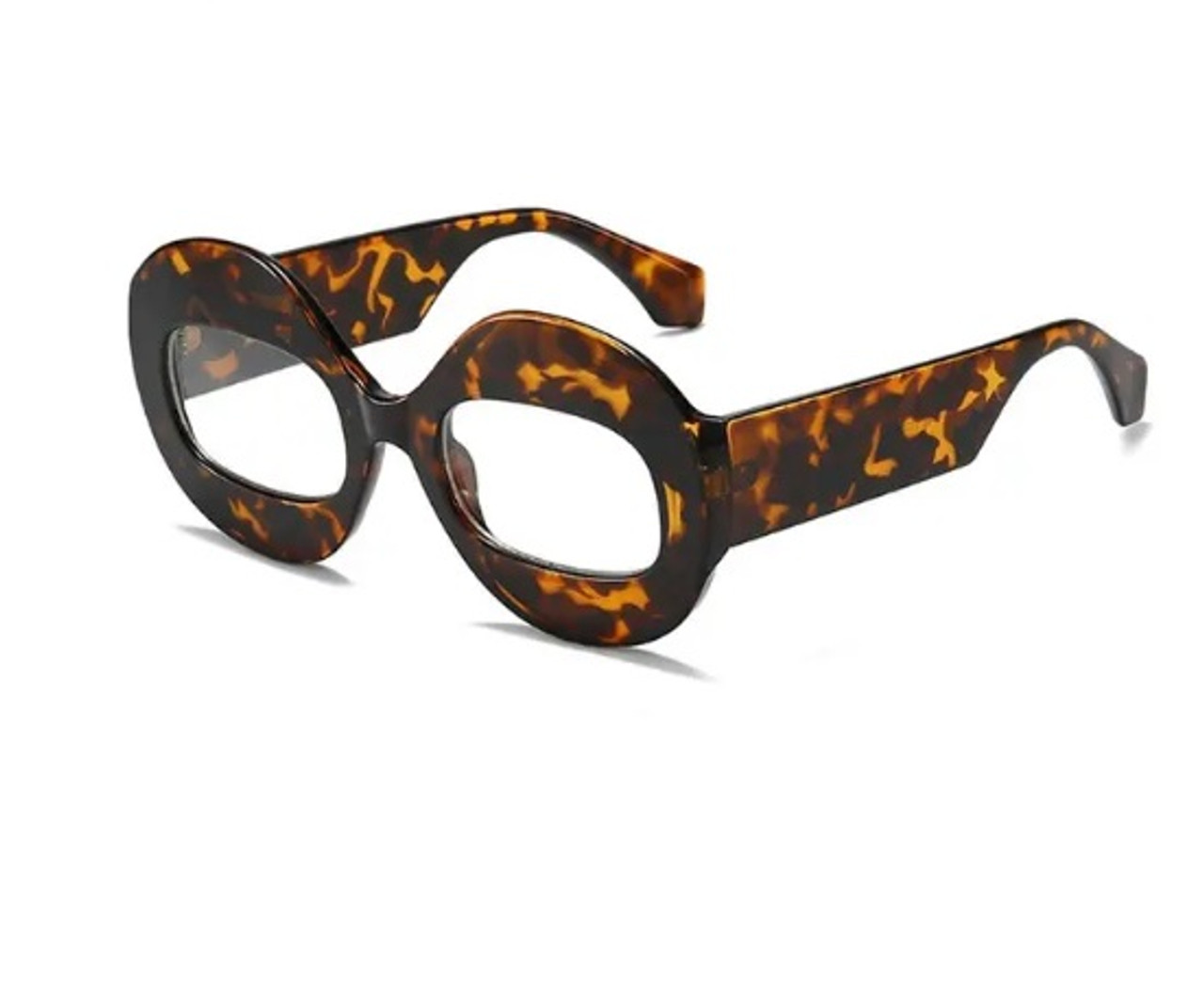 Tortoise oversized brown sunglasses