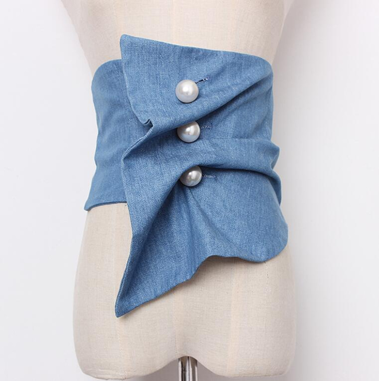 Blue Jean Corset Belt - PSfashiontrend