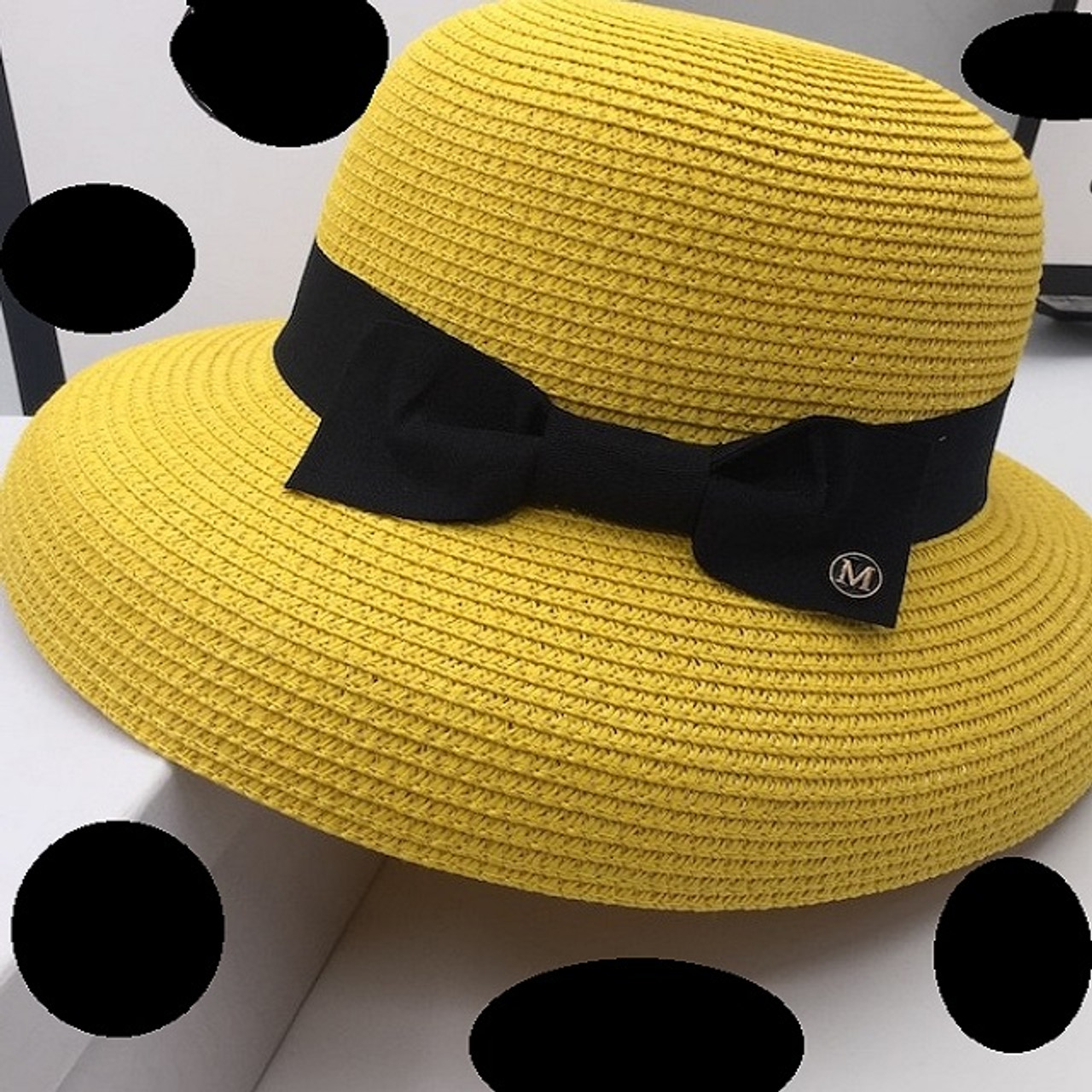 yellow cloche hat