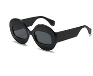 Oversized Thick Goggle Style Sunglasses