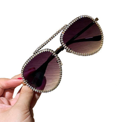 Rhinestone Spectator Sunglasses