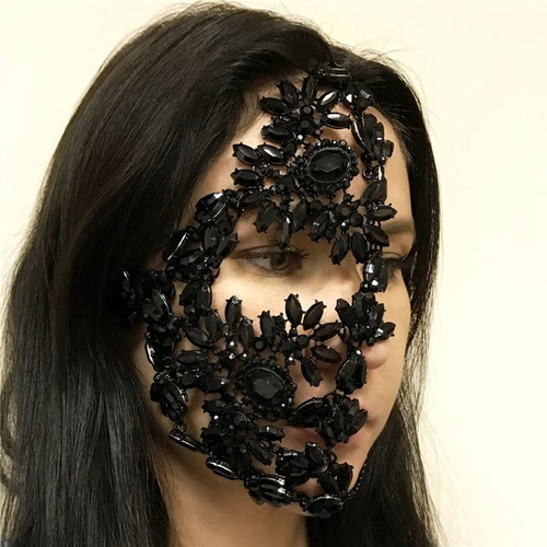 Crystal Half Face Mask Crystal Half Face Mask