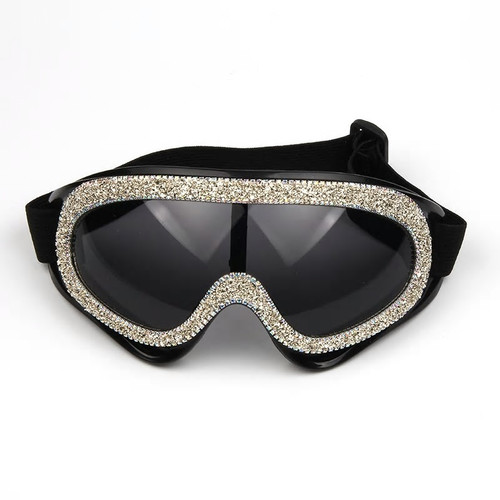 Unisex Rhinestone Goggles