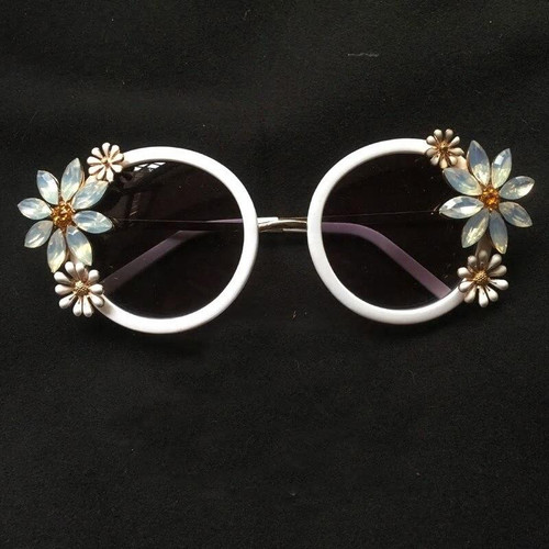 Flower Rhinestone  Goggles