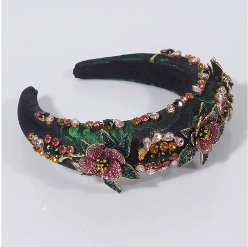 Baroque Style Floral  Headband