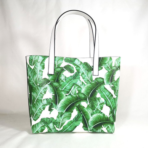 Banana Leaf Print Tote Bag 