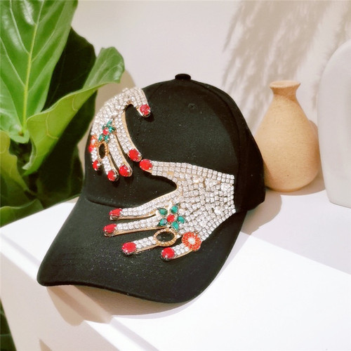 Jeweled Hands Baseball Cap