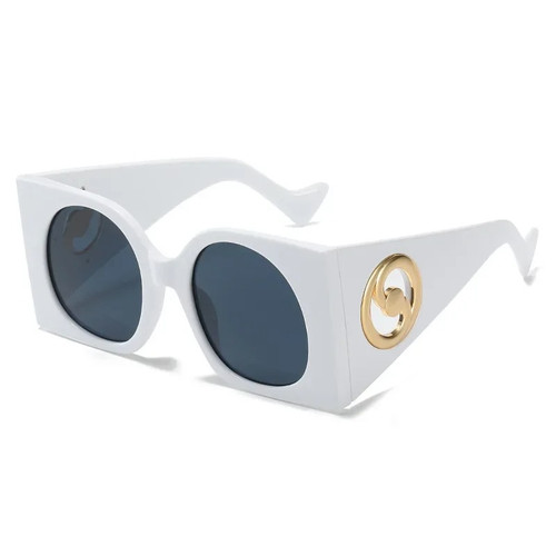 Unique Oversized Square Sunglasses Retro Style