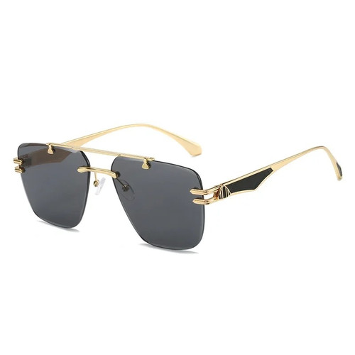 Fashion Metal Rimless Sunglasse for Men & Women