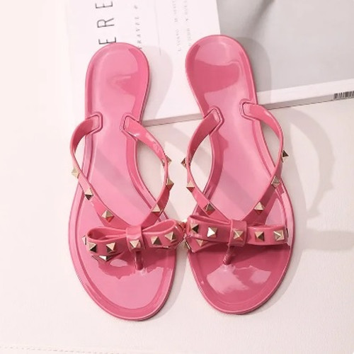 Rivet Flip Flop Shoes 