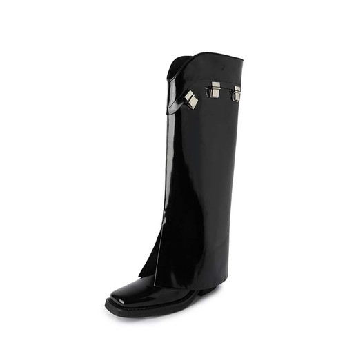 Boot Cut Mid-calf Boots