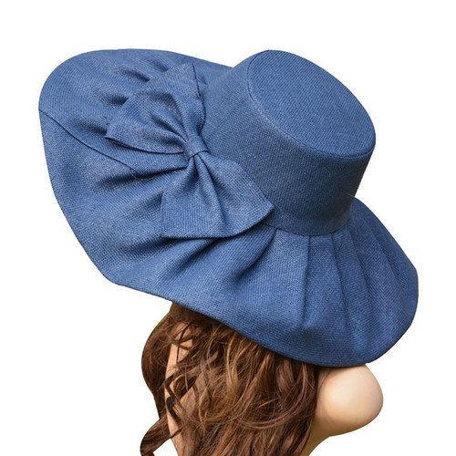 Medium brim Linen Sun Hat 