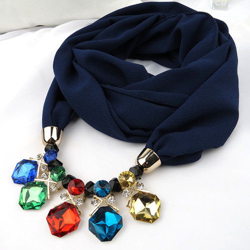 Jeweled Infinity Scarf