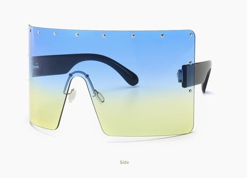 Over sized Protective Square Glasses