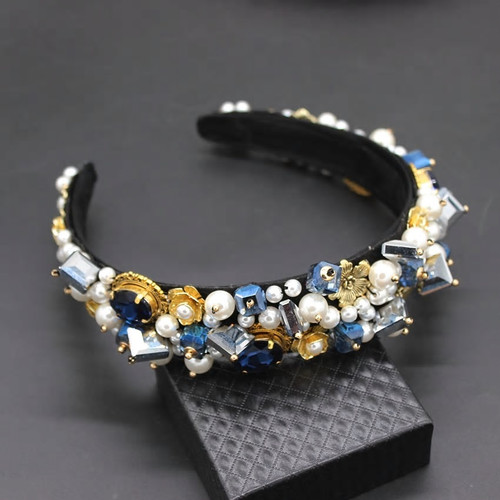 Multi Bead Baroque Headband1