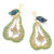 Pear Rhinestone Earrings